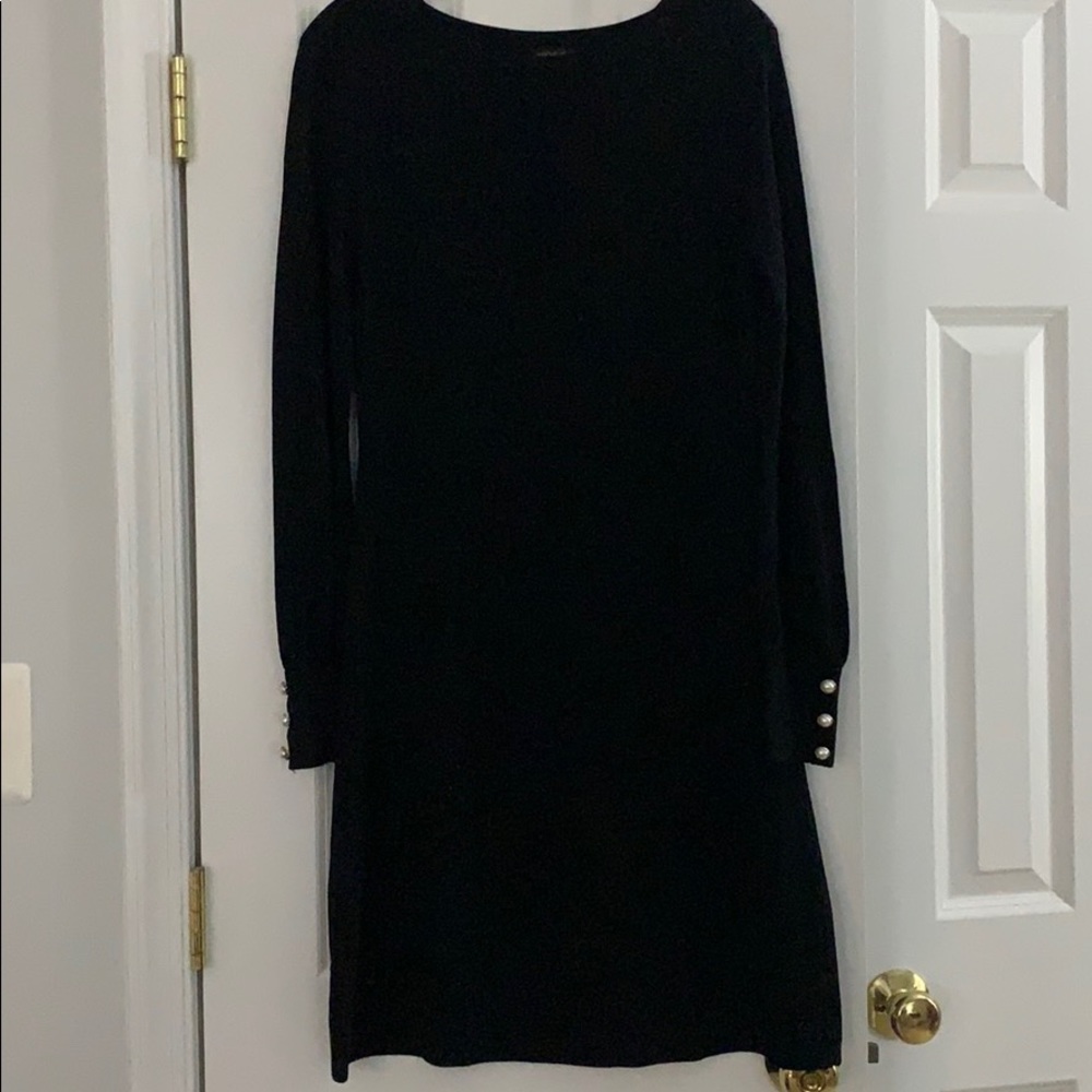 Ann Taylor Black Sweater Dress